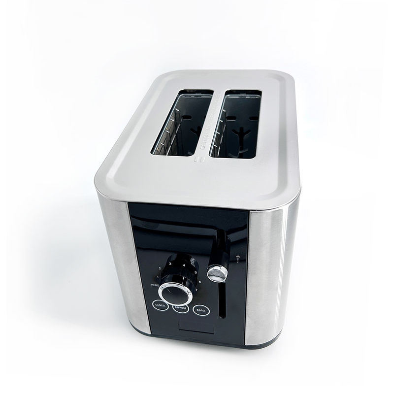 Nuovo design smart Toaster set Breakfast Set Toaster in acciaio inossidabile a 2 fette Cancellazione/riscaldo/decongelamento con luce di indicazione