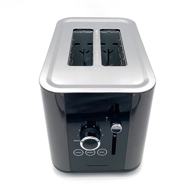 Auto Pop Up 2 fette Retro Toaster Smart Electric Mini Toaster Forno con funzione Cancel/reheat/defrost