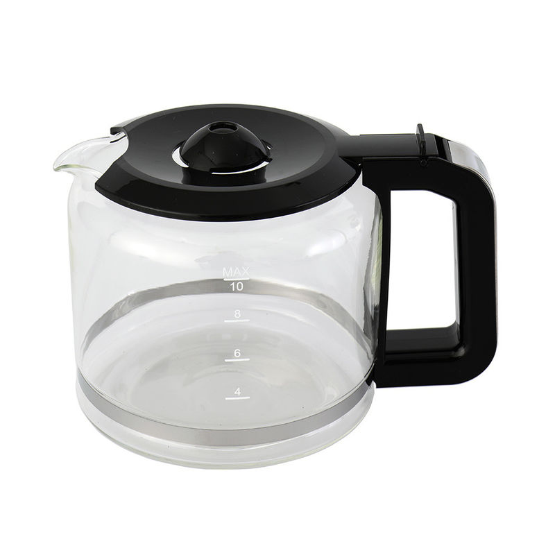 Macchina per il caffè con gocciolatore da 1,25 litri da 10 tazze per cucina 27,6 * 19,5 * 37,8