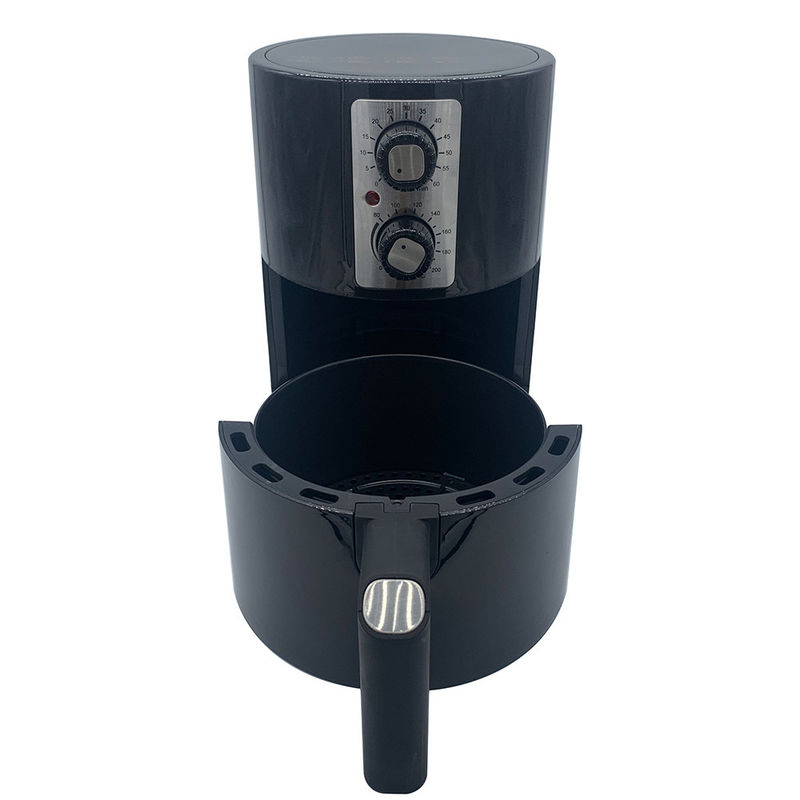 Friggitrice ad aria elettrica 2L con 2 manopole di controllo manuale 2QT Friggitrice domestica senza olio
