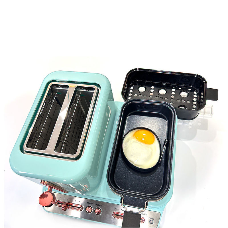 Nuovo prodotto macchina per la colazione tostapane friggitrice Caldaia 3 in 1 macchina per la colazione