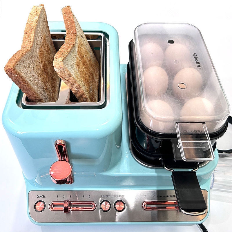 Nuovo prodotto macchina per la colazione tostapane friggitrice Caldaia 3 in 1 macchina per la colazione